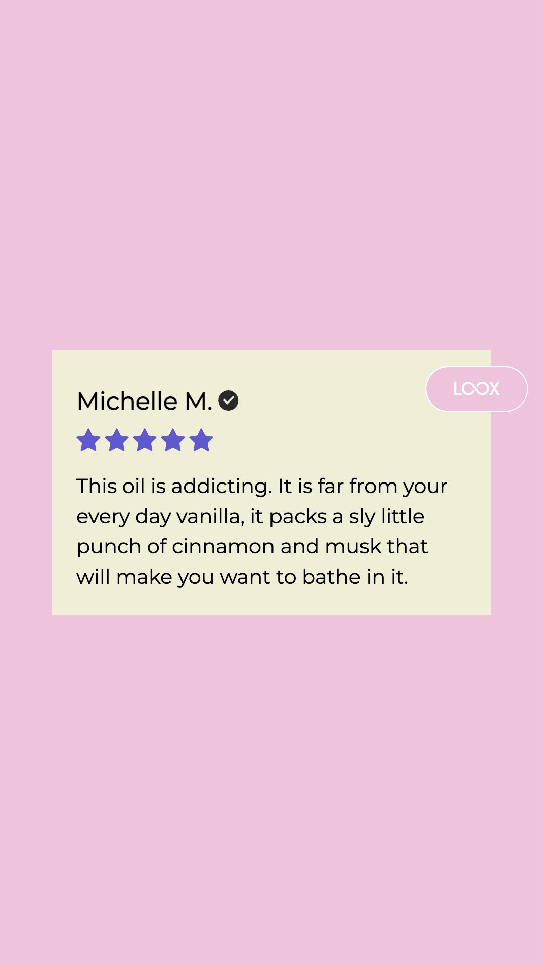 Bootzie Oil “Original” Vanilla, Musk, tonka bean, orange blossom, and a touch of cinnamon. 10ml roller bottle