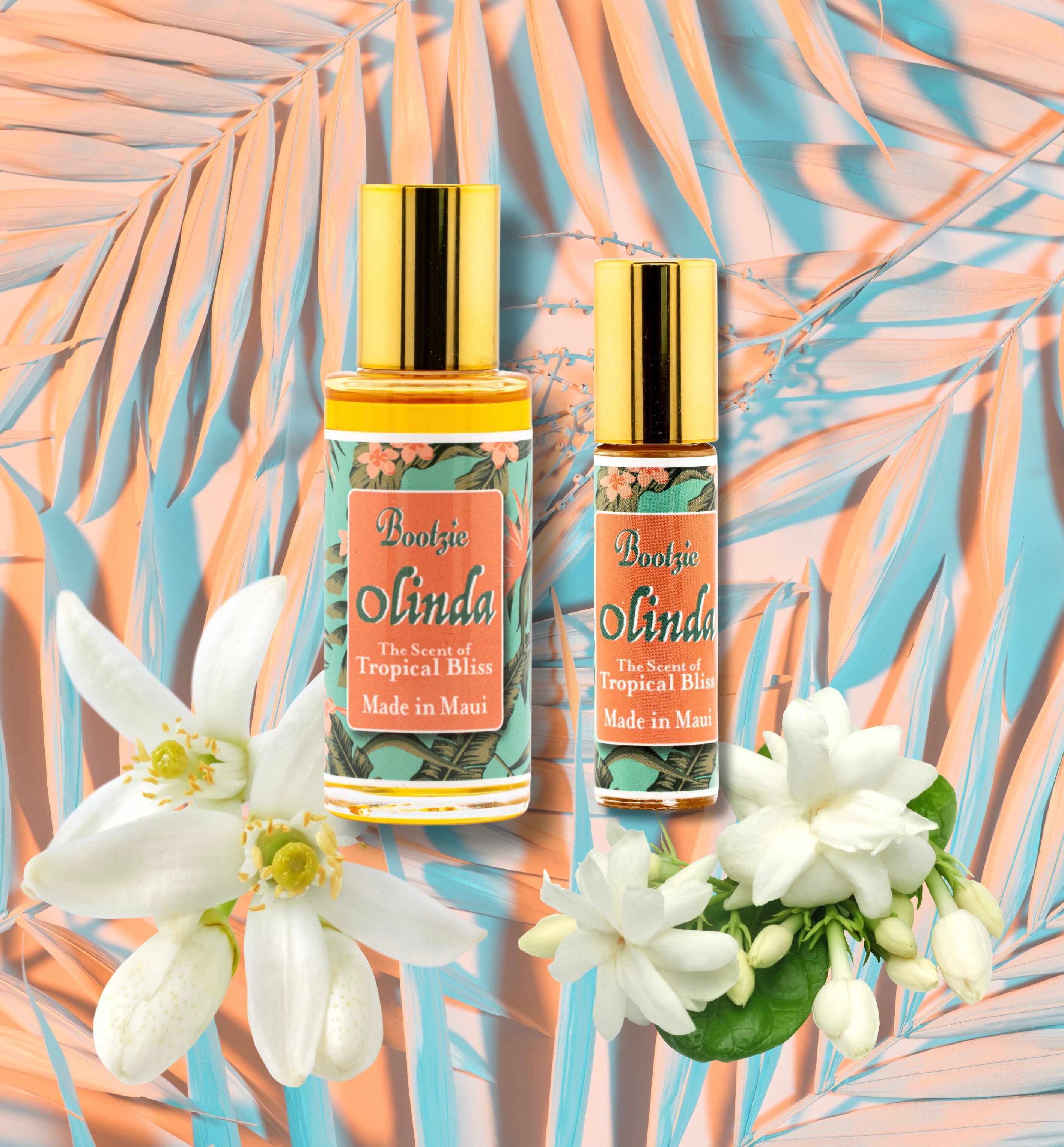 Olinda Hawaiian Perfume Oil “Duo” 1 oz Refill + 10 ml roller