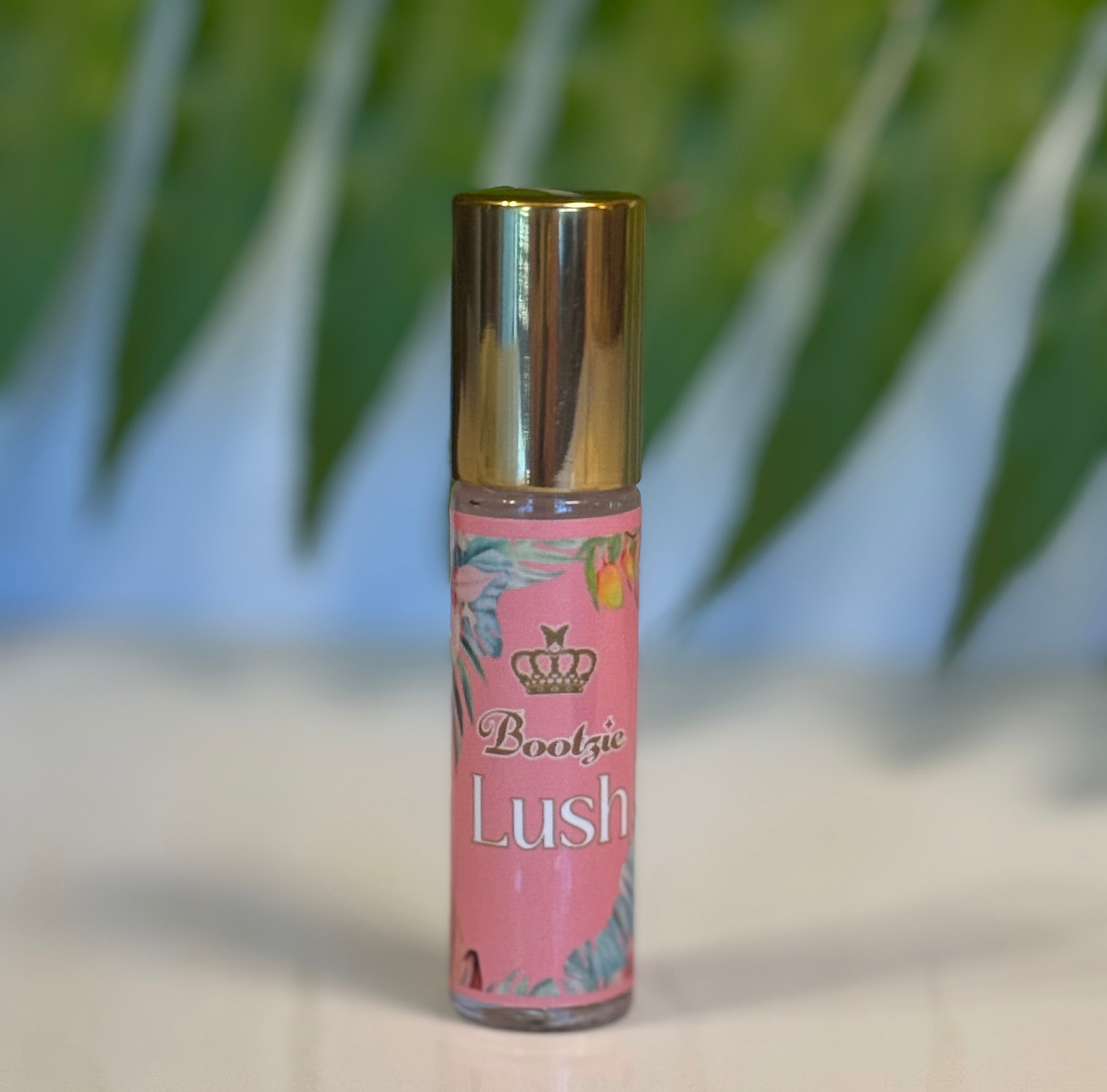 Bootzie “Lush” Mango, vanilla, pink grapefruit, musk blanc, amber. 10ml roller bottle