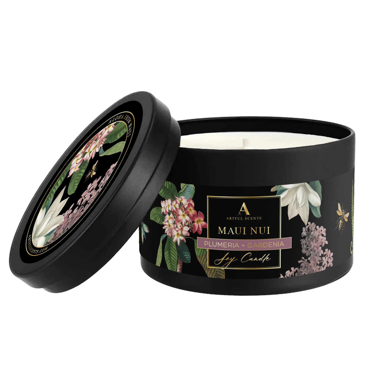 MAUI NUI : Plumeria + Gardenia Candle