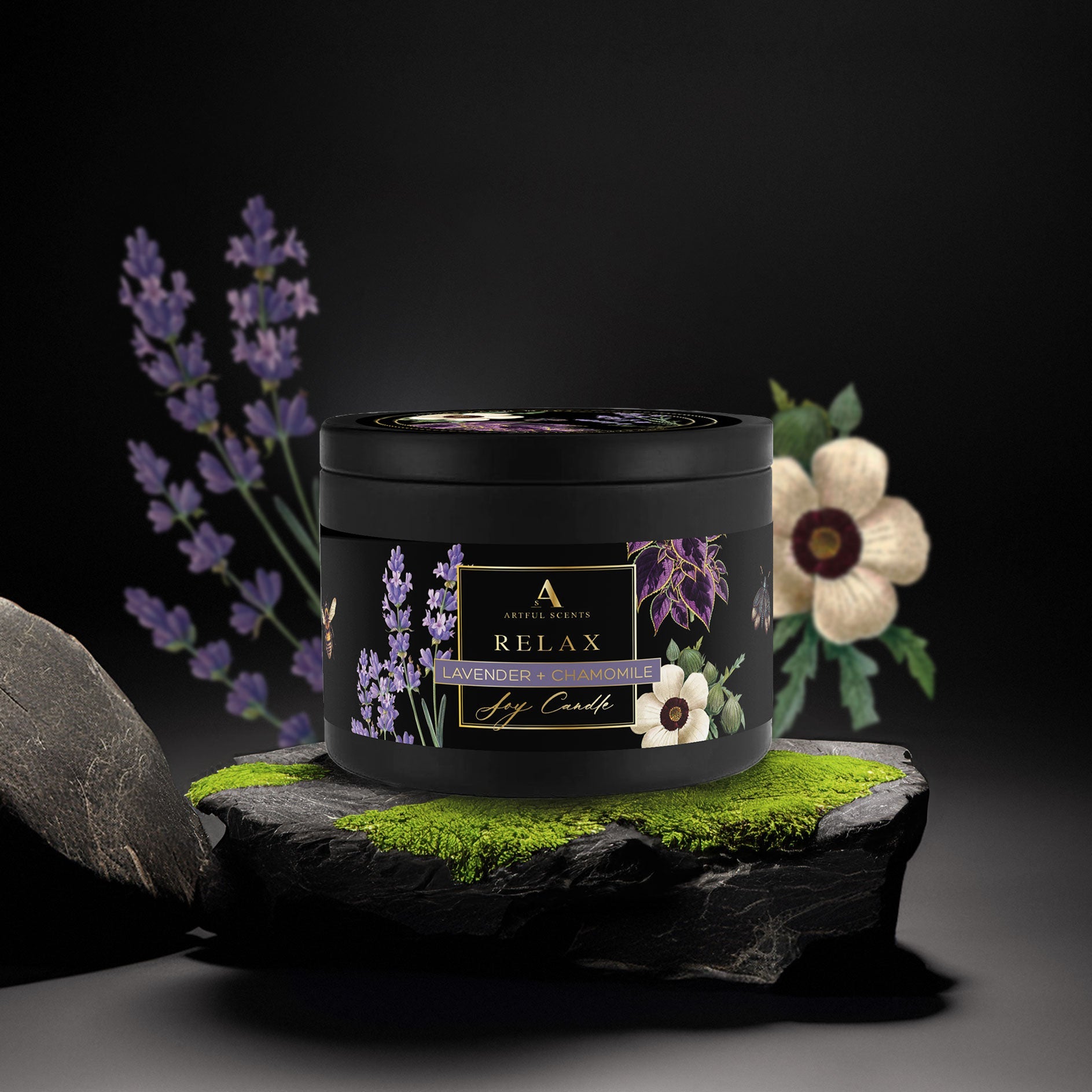 RELAX : Lavender + Chamomile Candle