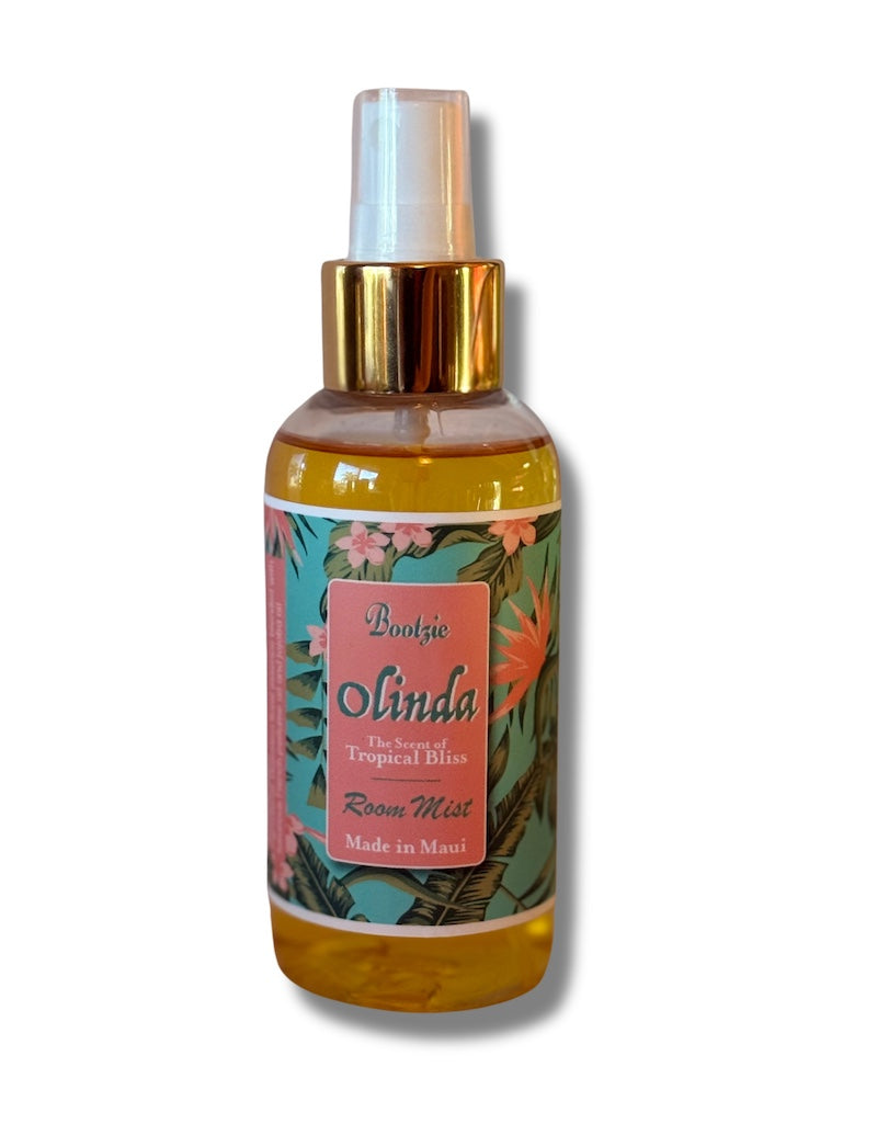 Olinda  Room Mist- the ultimate Hawaiian Floral Scent, Made on Maui 4oz - Bootzie 