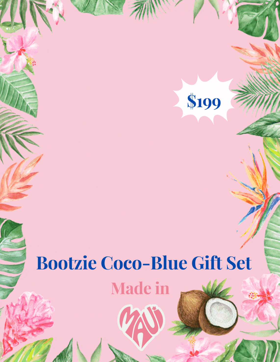 Tropique Coco-Blue Gift Set! New ($240 value) - Bootzie 