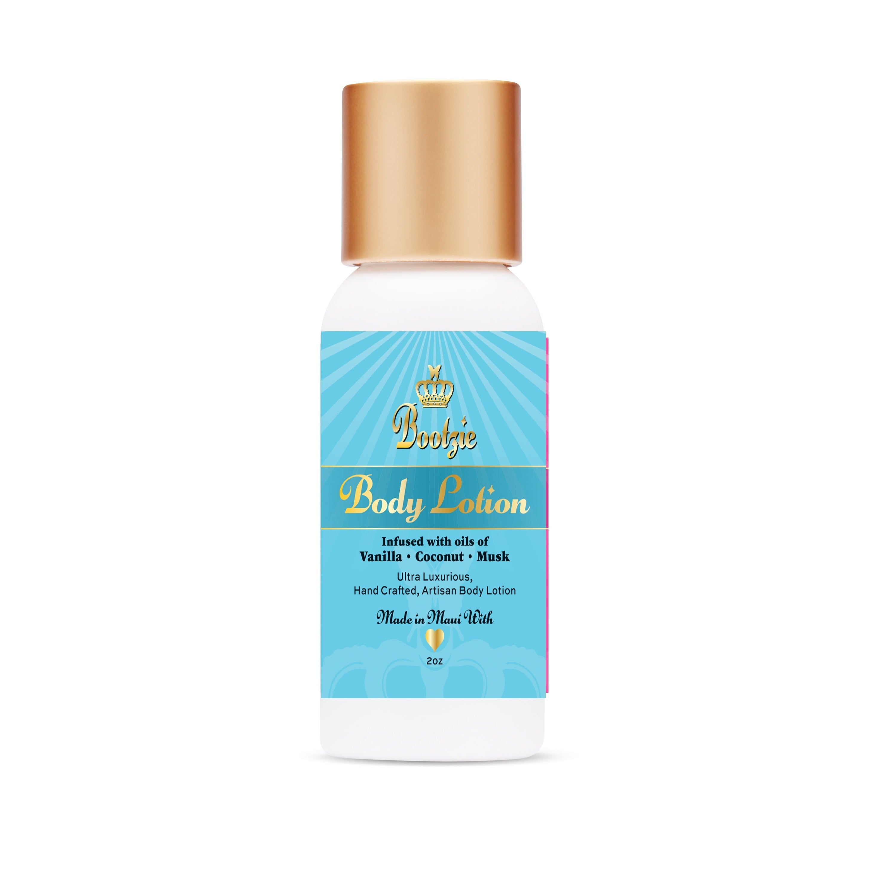 Body Lotion -  Coconut/Vanilla  "Tropique" 2 oz travel size - Bootzie 