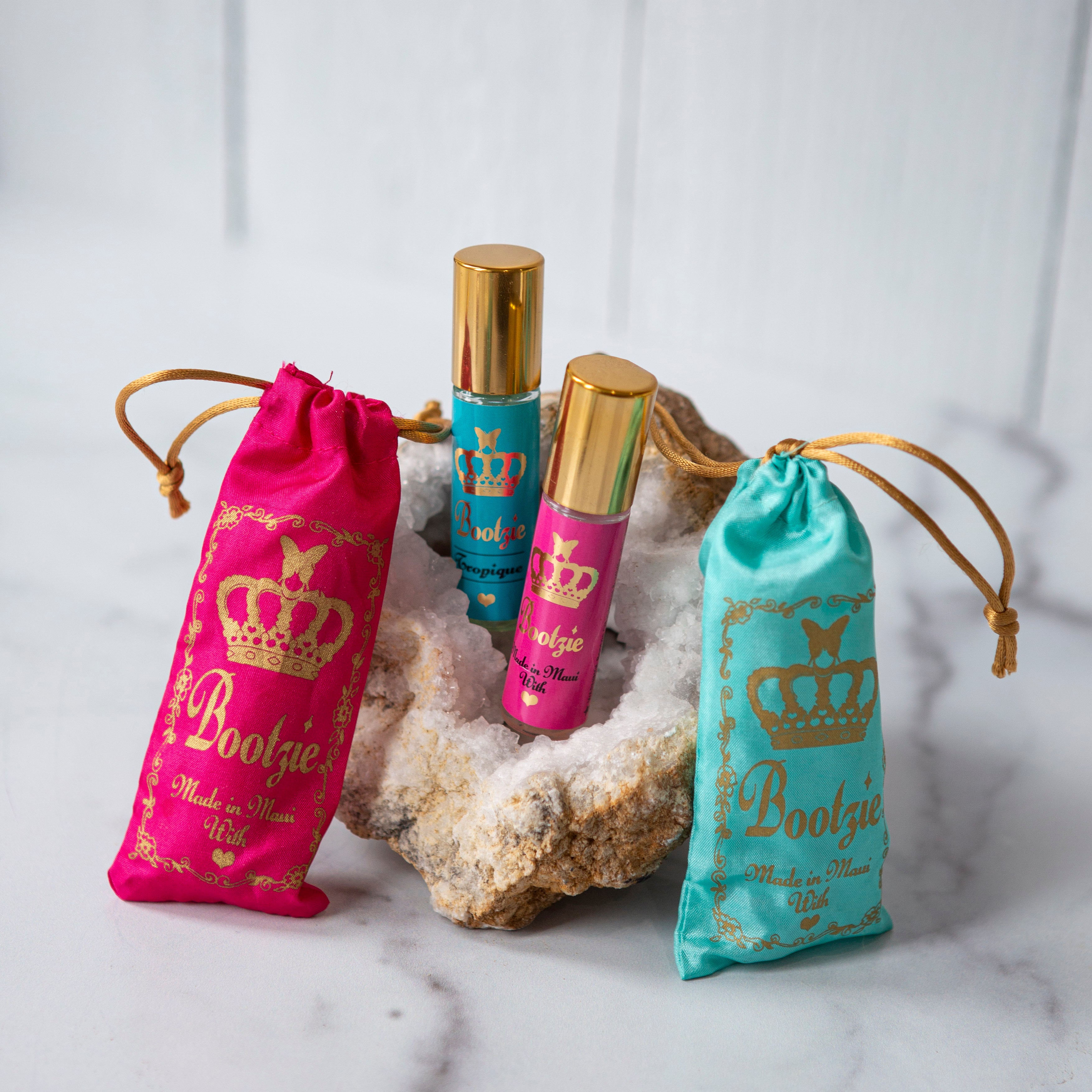 Perfume Oil Gift Set - 1 Original & 1 Tropique (or Colada)  Full Size 10ml Roller Ball Bottle - Bootzie 