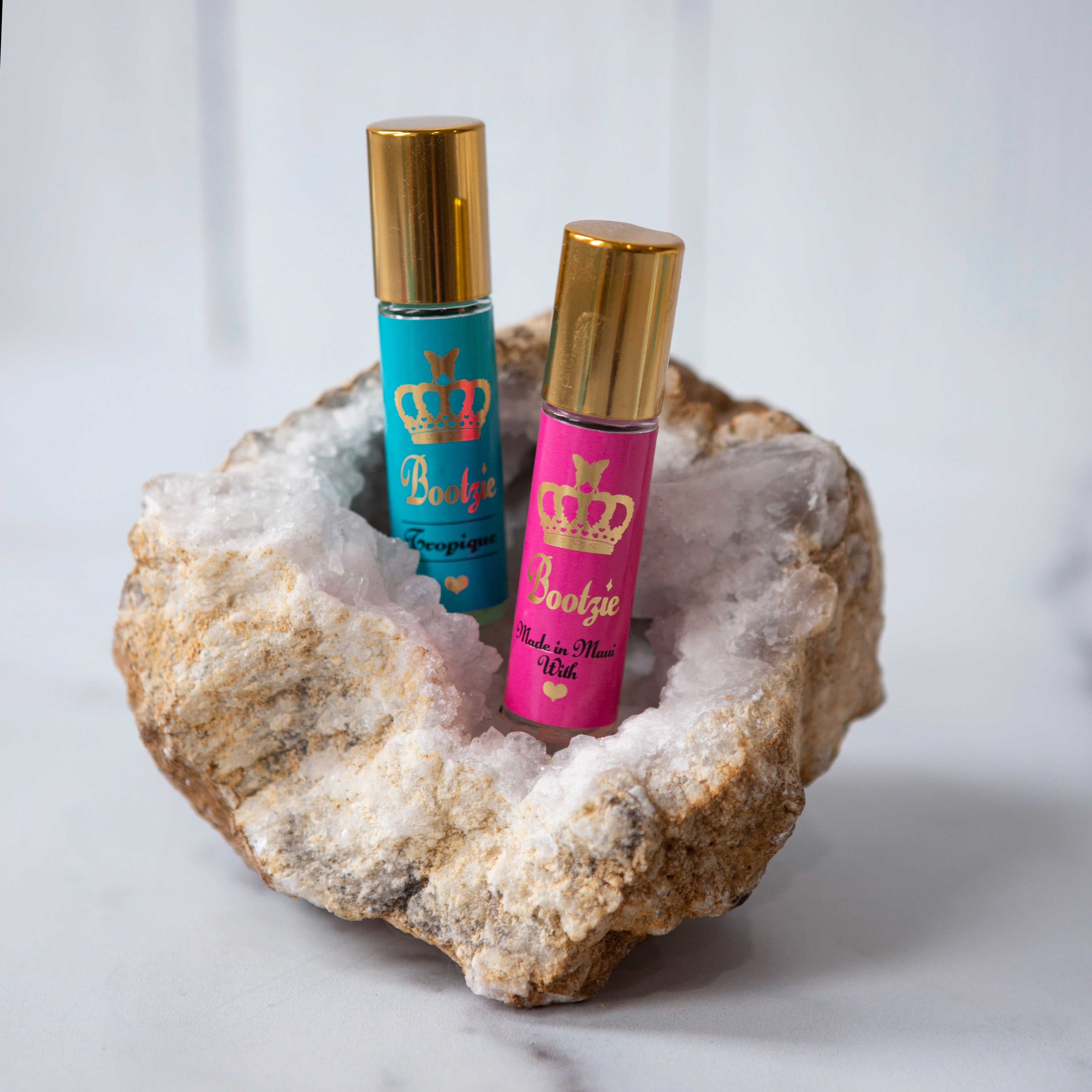 Perfume Oil Gift Set - 1 Original & 1 Tropique (or Colada)  Full Size 10ml Roller Ball Bottle - Bootzie 
